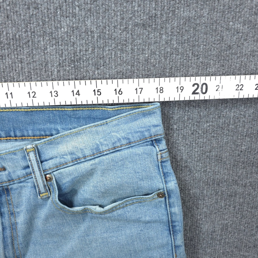 Levis 511 Jeans Mens 36x32 Blue Slim Tapered Medium Wash Stretch Comfort Faded - Picture 8 of 12